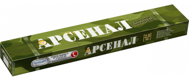 Электроды сварочные Арсенал МР-3, ф 3 мм (уп-2,5 кг) купить с доставкой в Видном