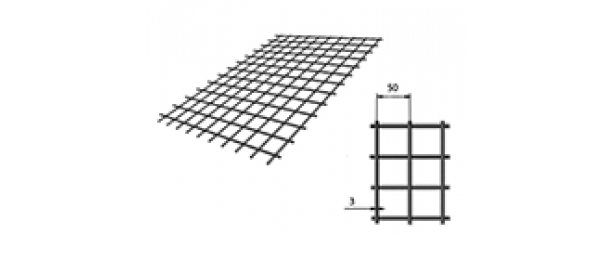 Сетка сварная (дорожная) 50х50х3мм 1х2м купить с доставкой в Видном